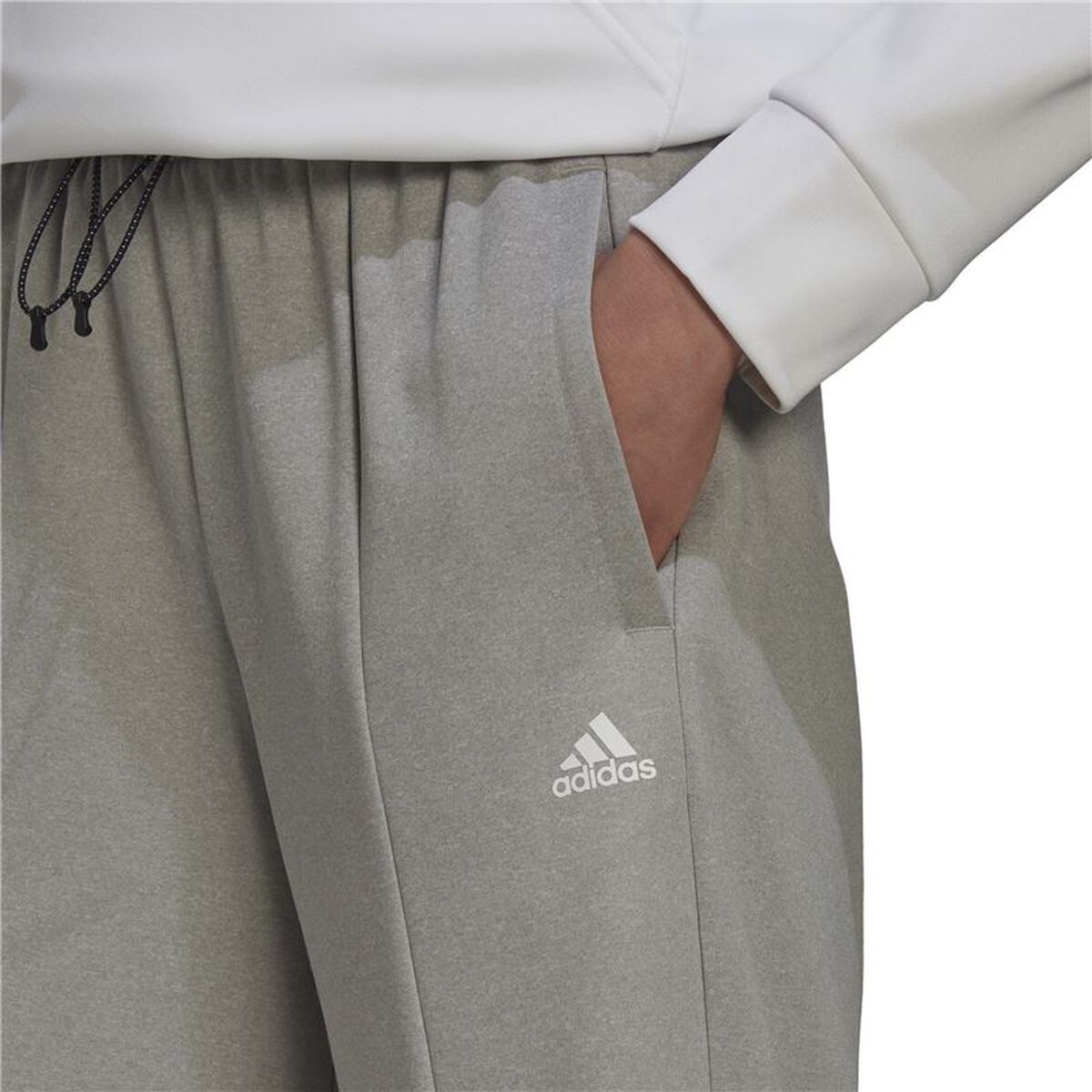Pantaloni lungi de sport Adidas Aeroready Bej Femeie