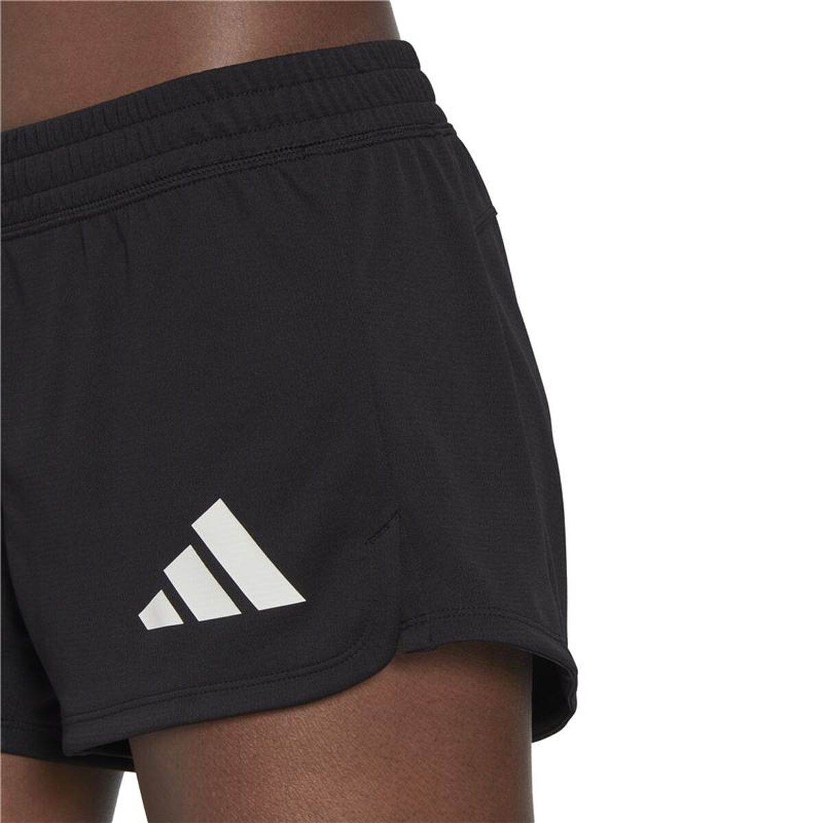 Pantalon Scurt Sport Adidas Pacer 3 Stripes Knit Negru