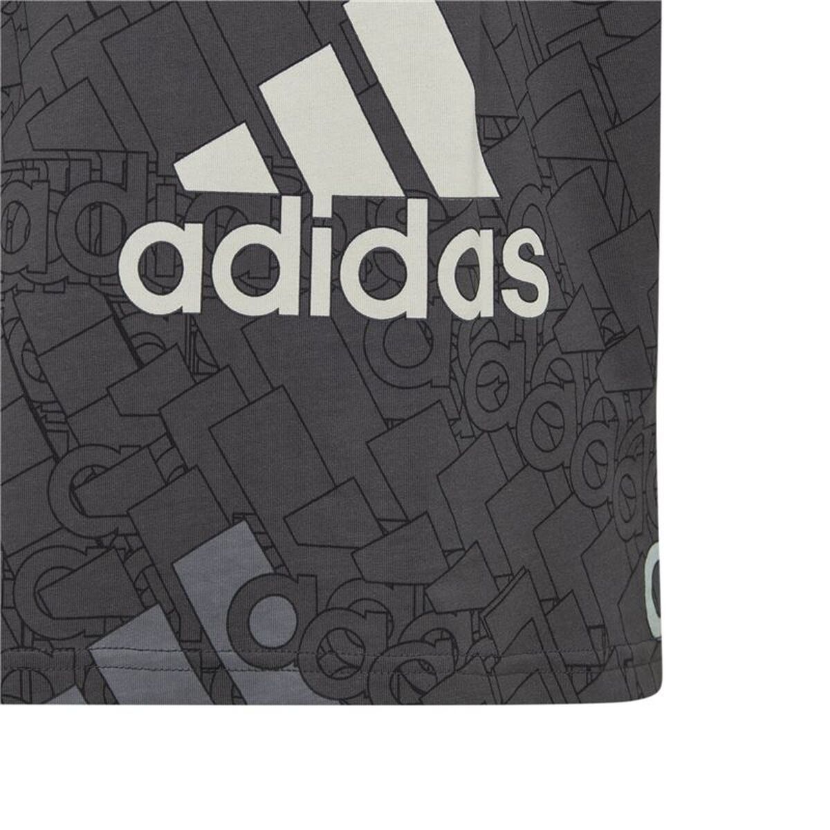 Tricou cu Mânecă Scurtă pentru Copii Adidas HP0819 Negru