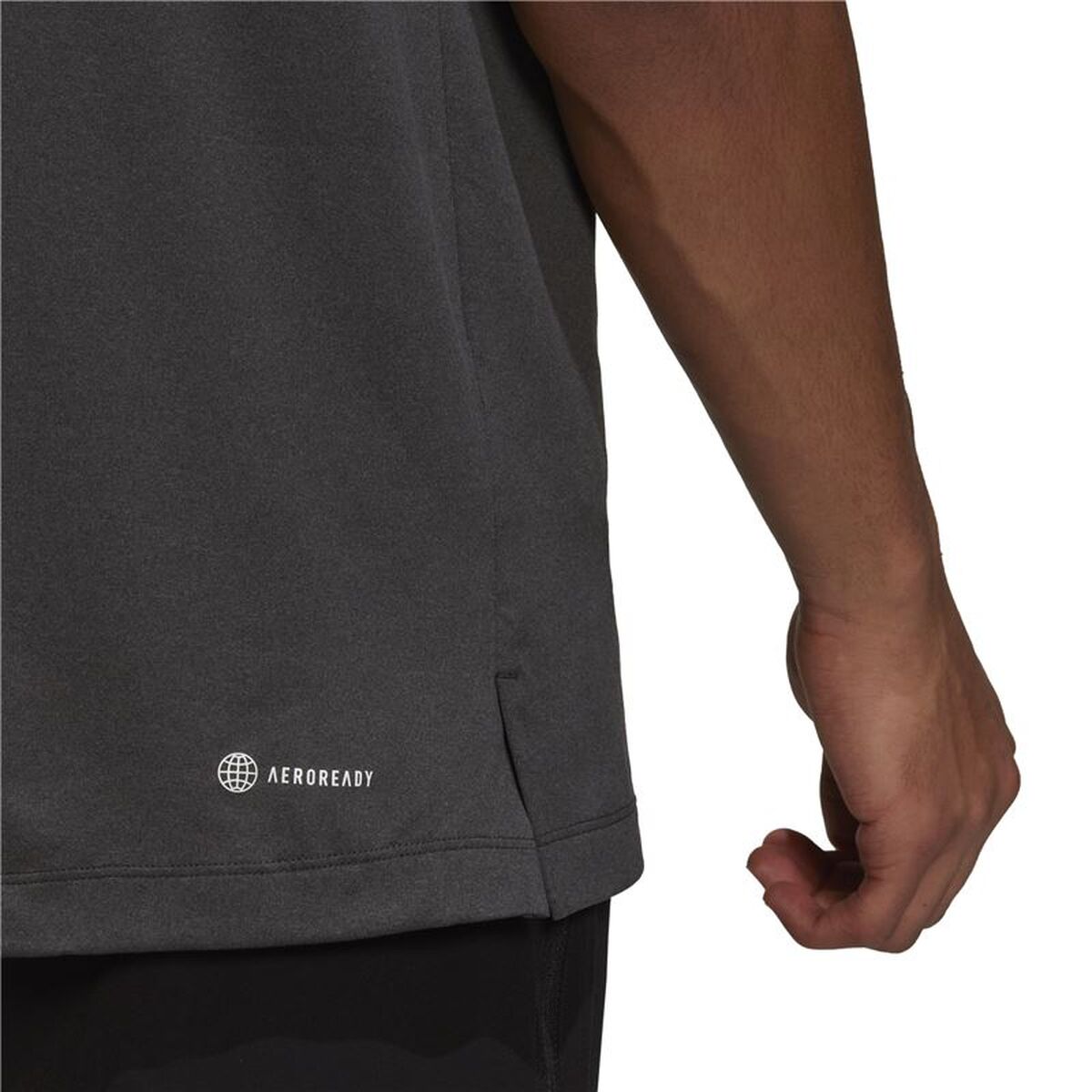 Tricou cu Mânecă Scurtă Bărbați Adidas Gri