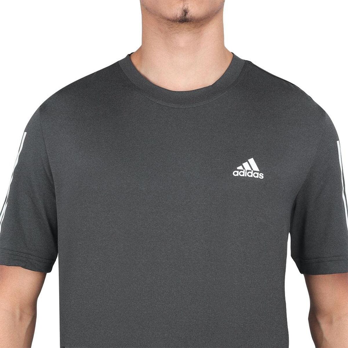 Tricou cu Mânecă Scurtă Bărbați Adidas Gri