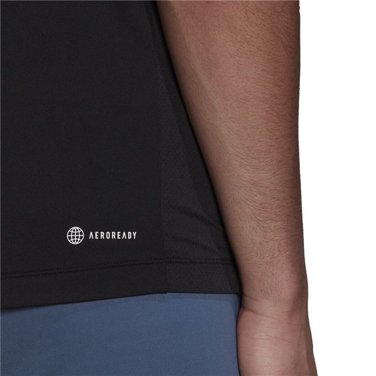 Tricou cu Mânecă Scurtă Bărbați Adidas Big Badge Negru