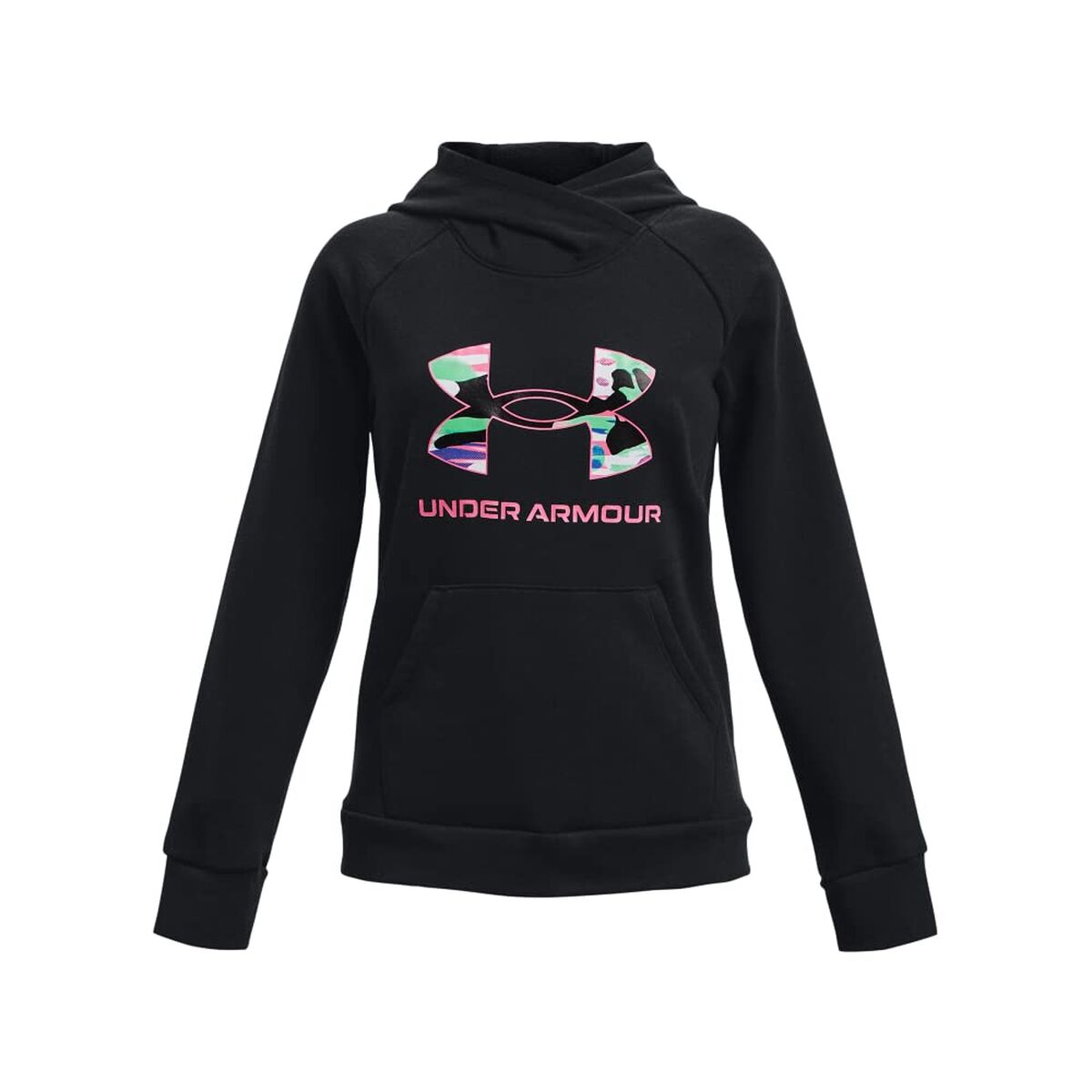 Hanorac cu glugă pentru fete Under Armour Negru