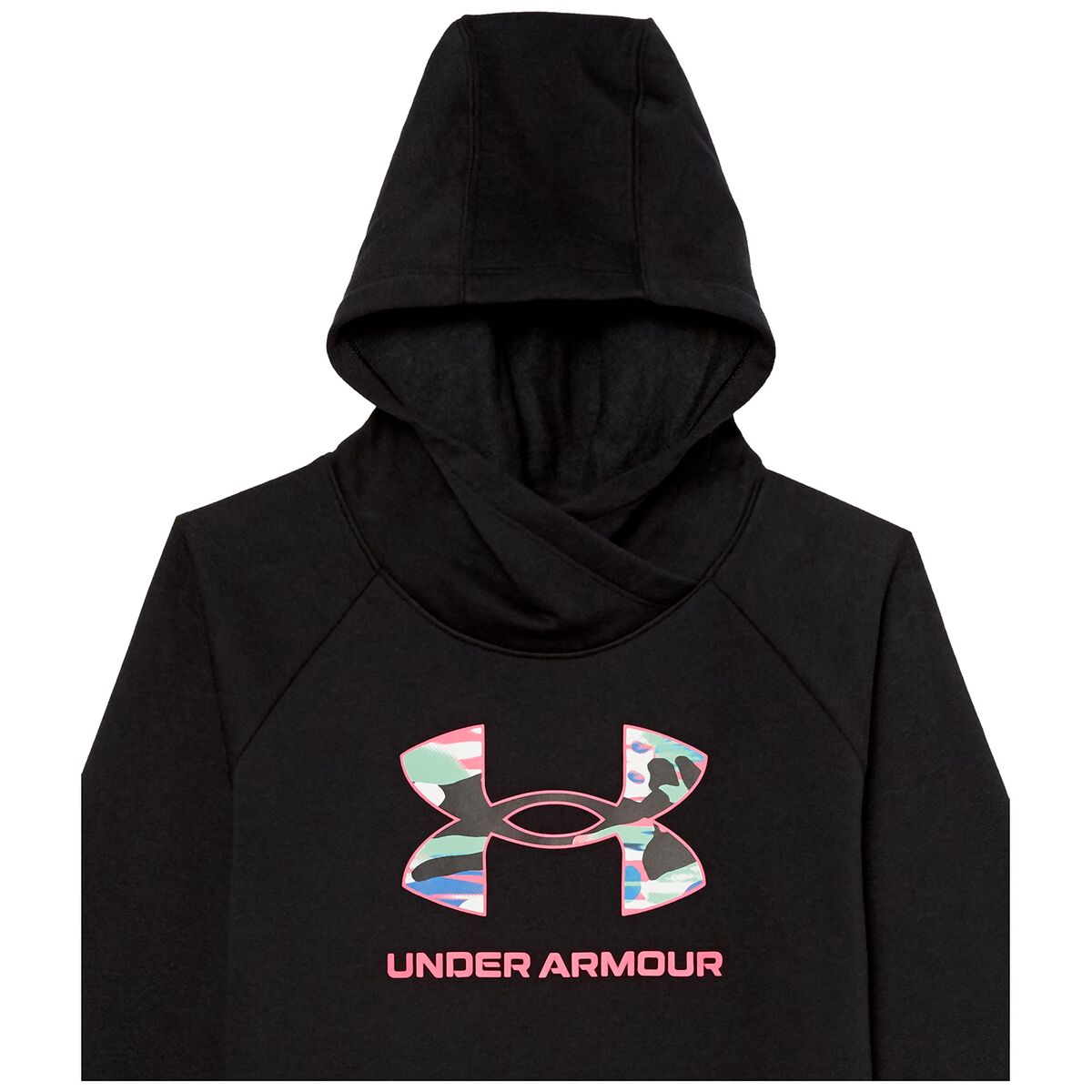 Hanorac cu glugă pentru fete Under Armour Negru