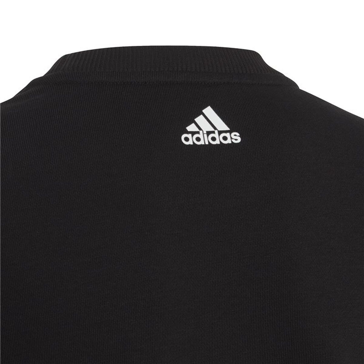 Hanorac fără Glugă Copii Adidas HA4011 Negru