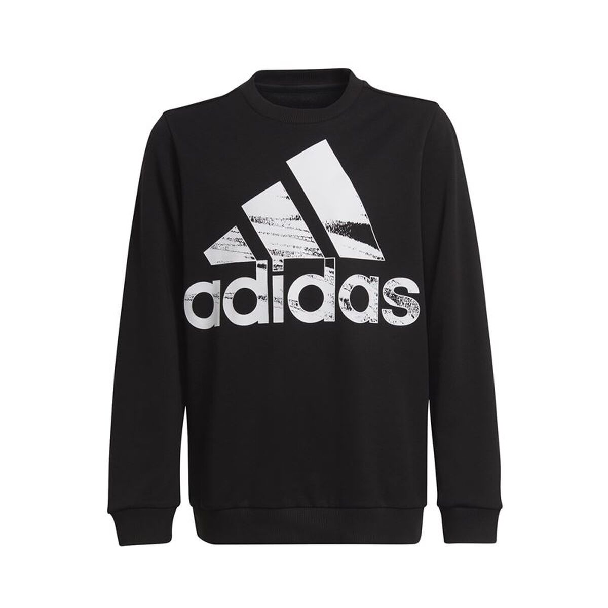 Hanorac fără Glugă Copii Adidas HA4011 Negru