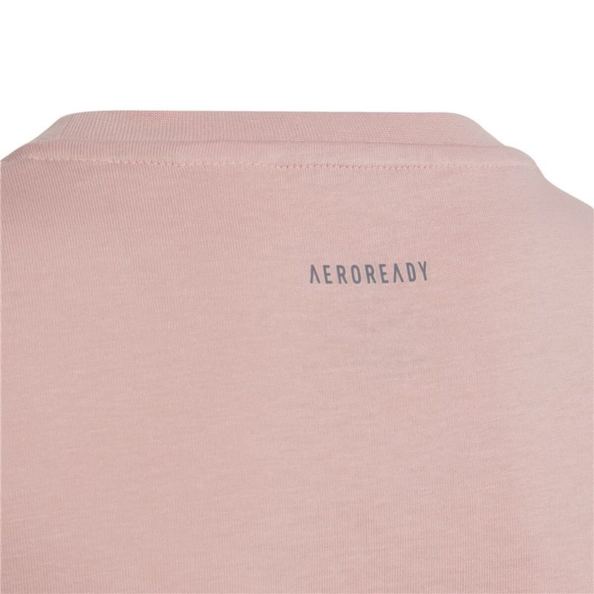 Tricou cu Mânecă Scurtă pentru Copii Adidas HA4029 Roz