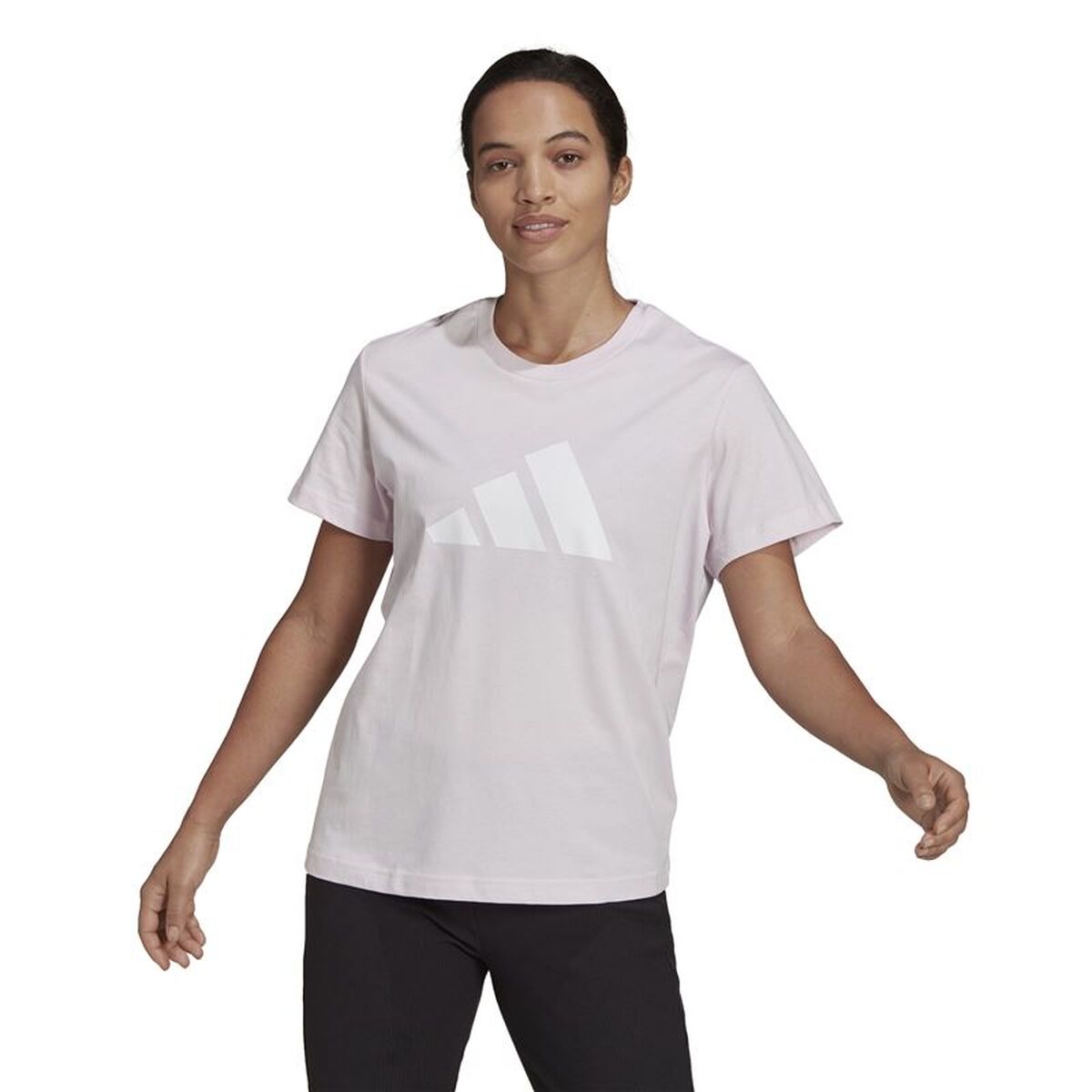 Tricou cu Mânecă Scurtă Femei Adidas HE0304 Roz (S)