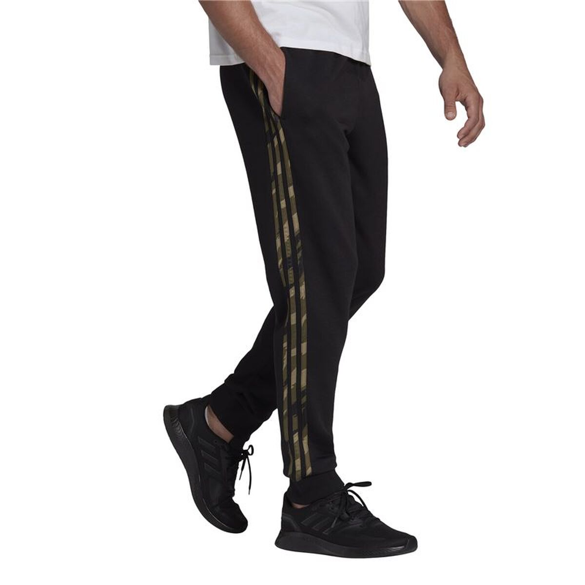 Pantaloni lungi de sport Adidas Essentials Negru Bărbați