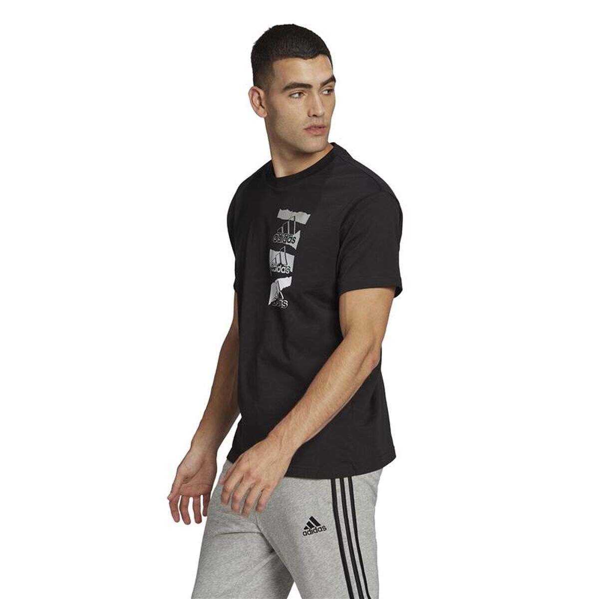 Tricou cu Mânecă Scurtă Unisex Adidas HE4314 Negru (S)