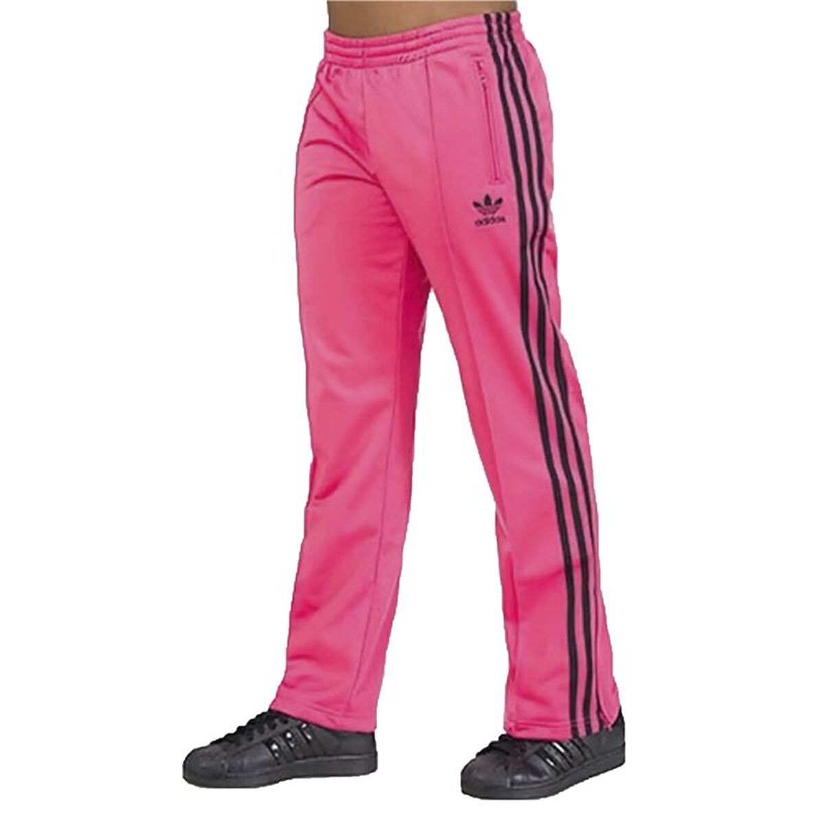 Pantaloni lungi de sport Adidas Firebird Roz Femeie
