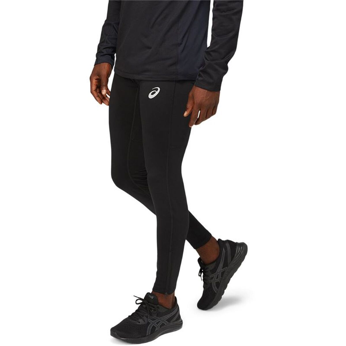 Colanți sport pentru bărbați Asics Core Negru (M)