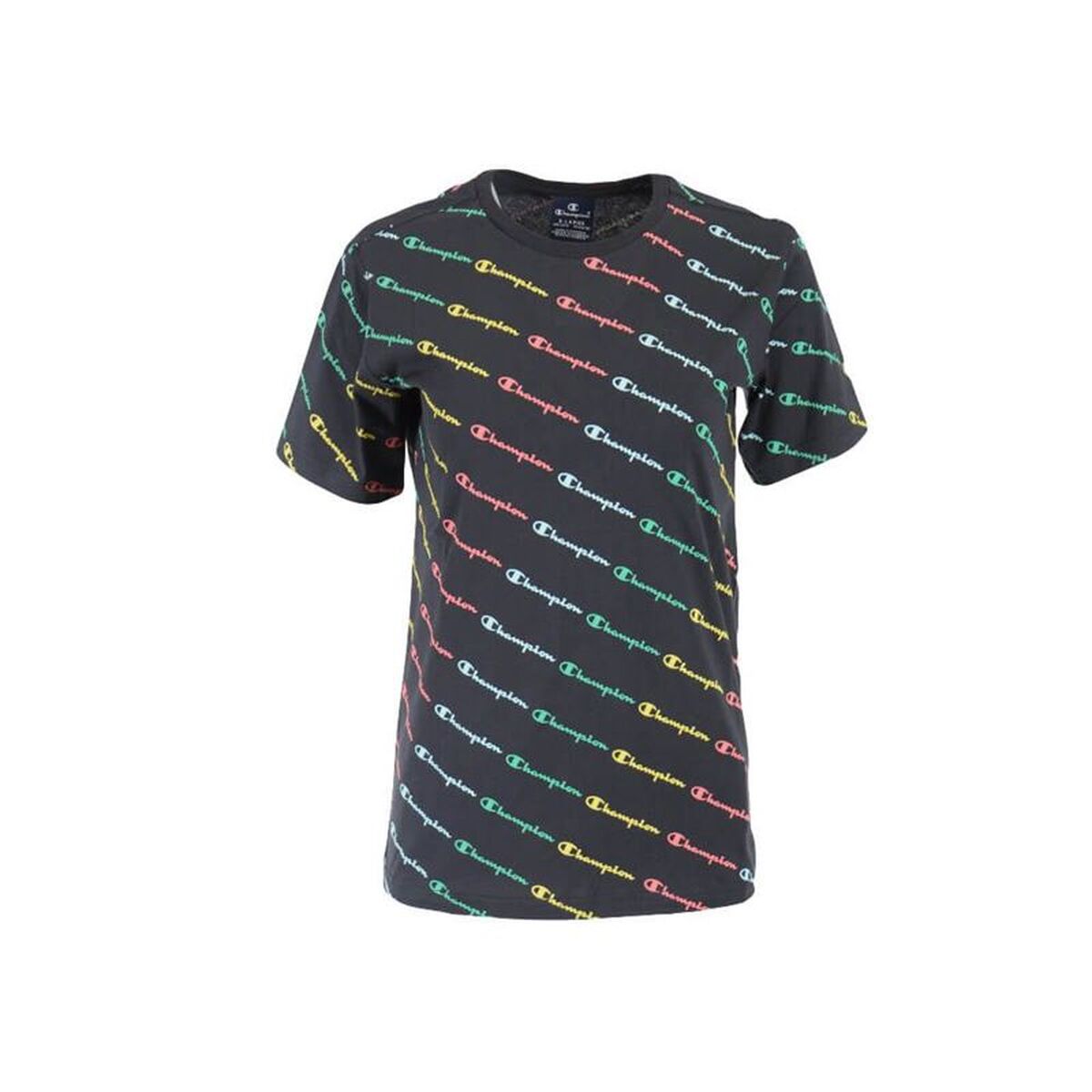 Tricou cu Mânecă Scurtă pentru Copii Champion 305655-KL001 Negru