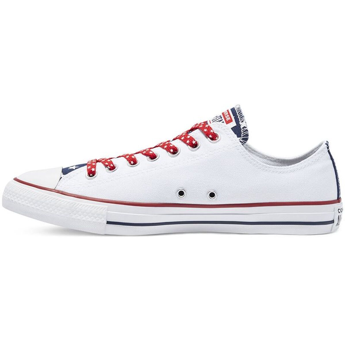 Adidași pentru Copii Converse Stars Stripes Chuck Taylor Alb