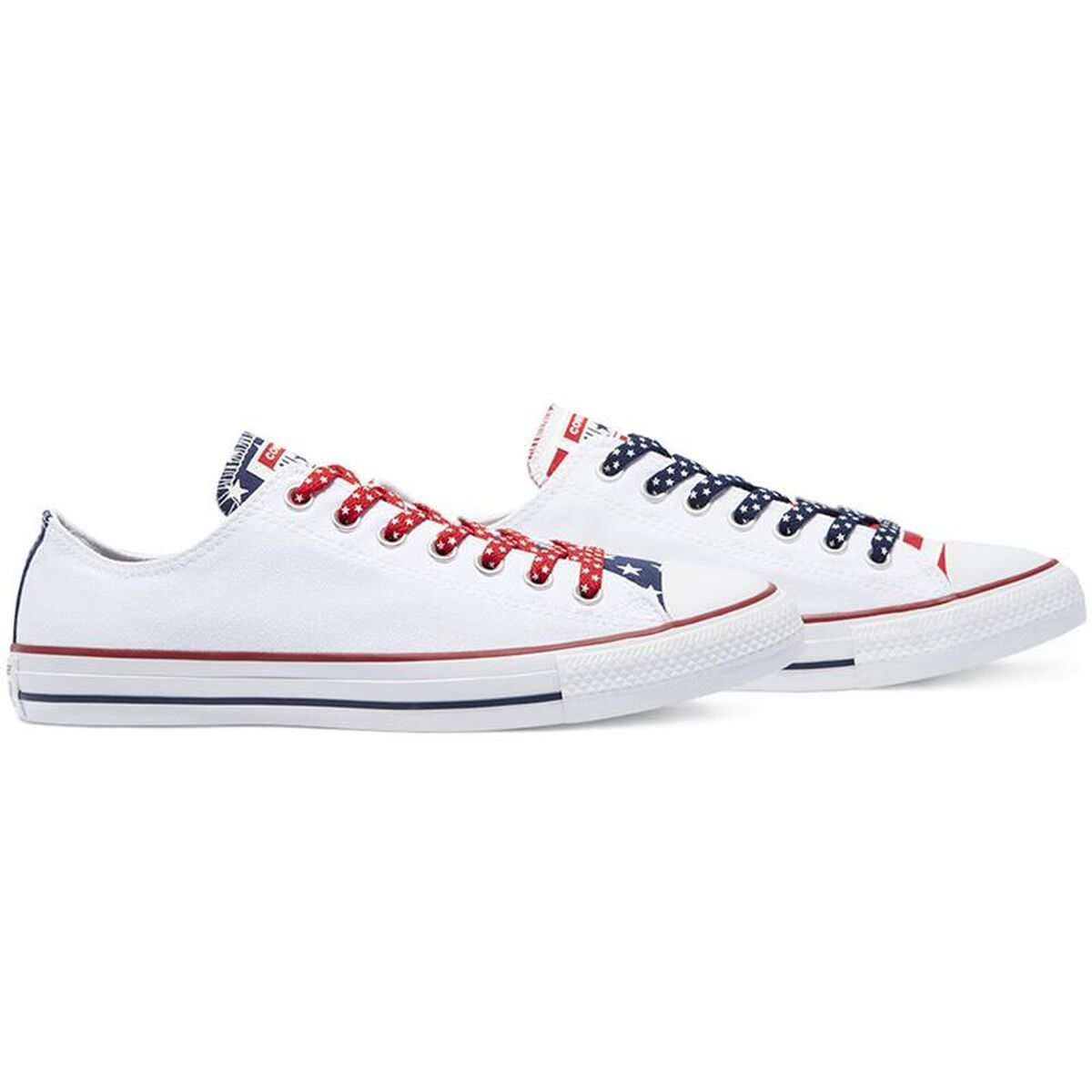 Adidași pentru Copii Converse Stars Stripes Chuck Taylor Alb
