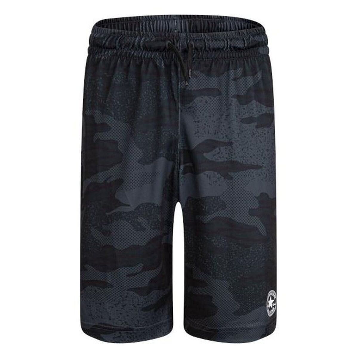 Pantalon Scurt Sport Converse Jungle Camo AOP Mesh Gri