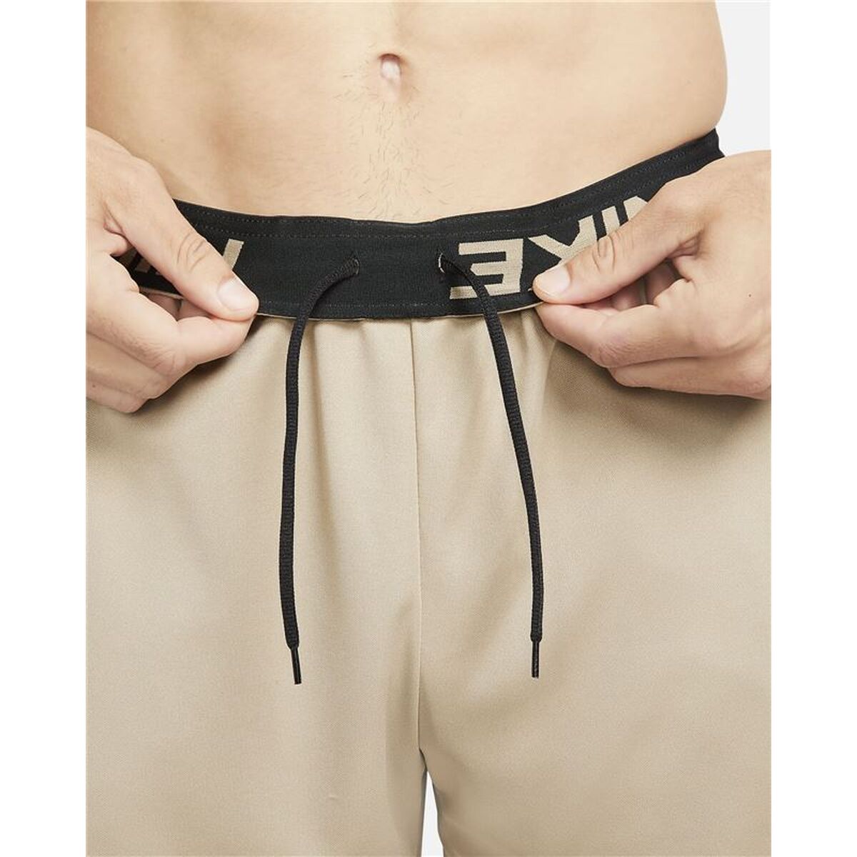 Pantalon Scurt Sport Nike Dri-FIT Bej Bărbați