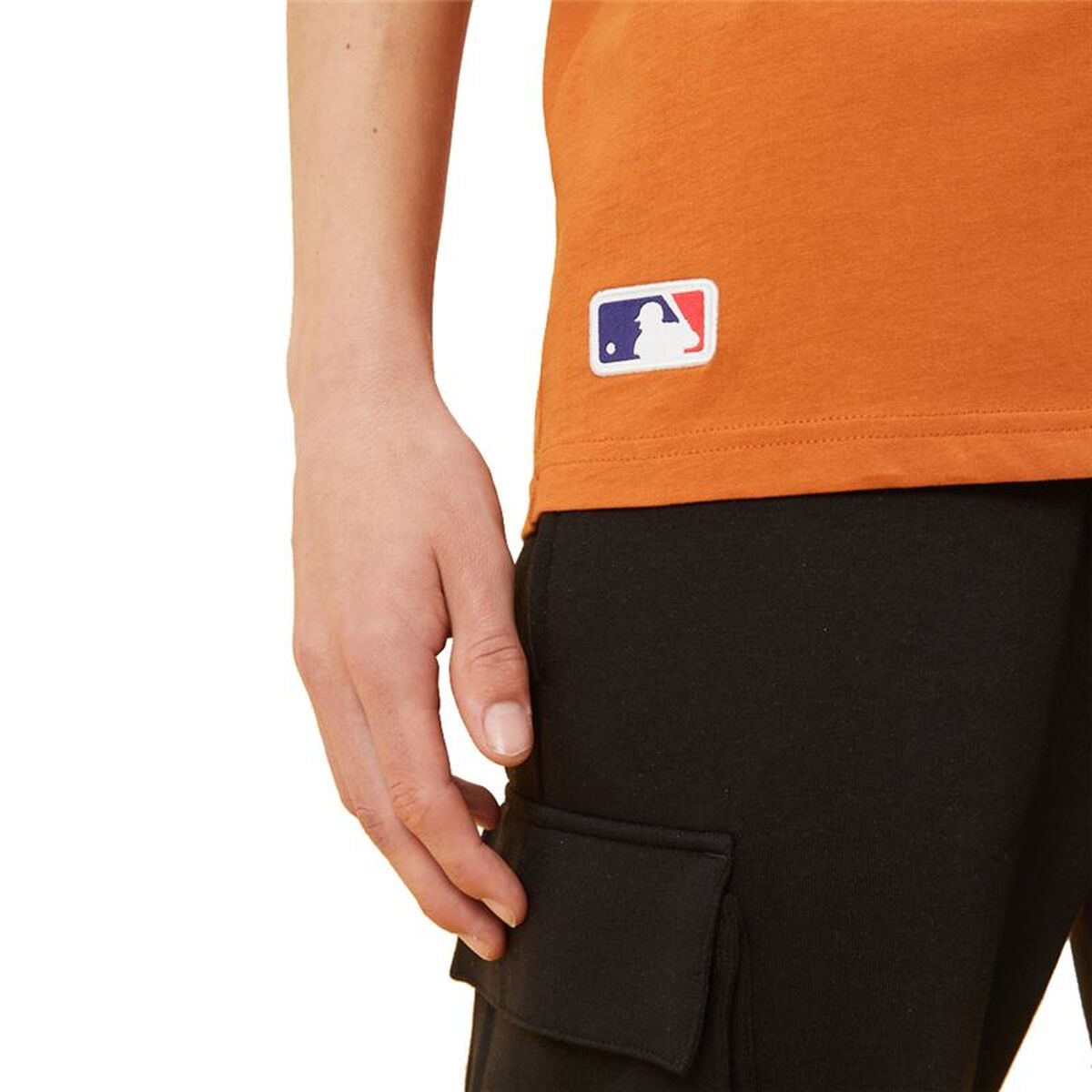 Tricou cu Mânecă Scurtă Bărbați New Era 12893145 Maro (S)