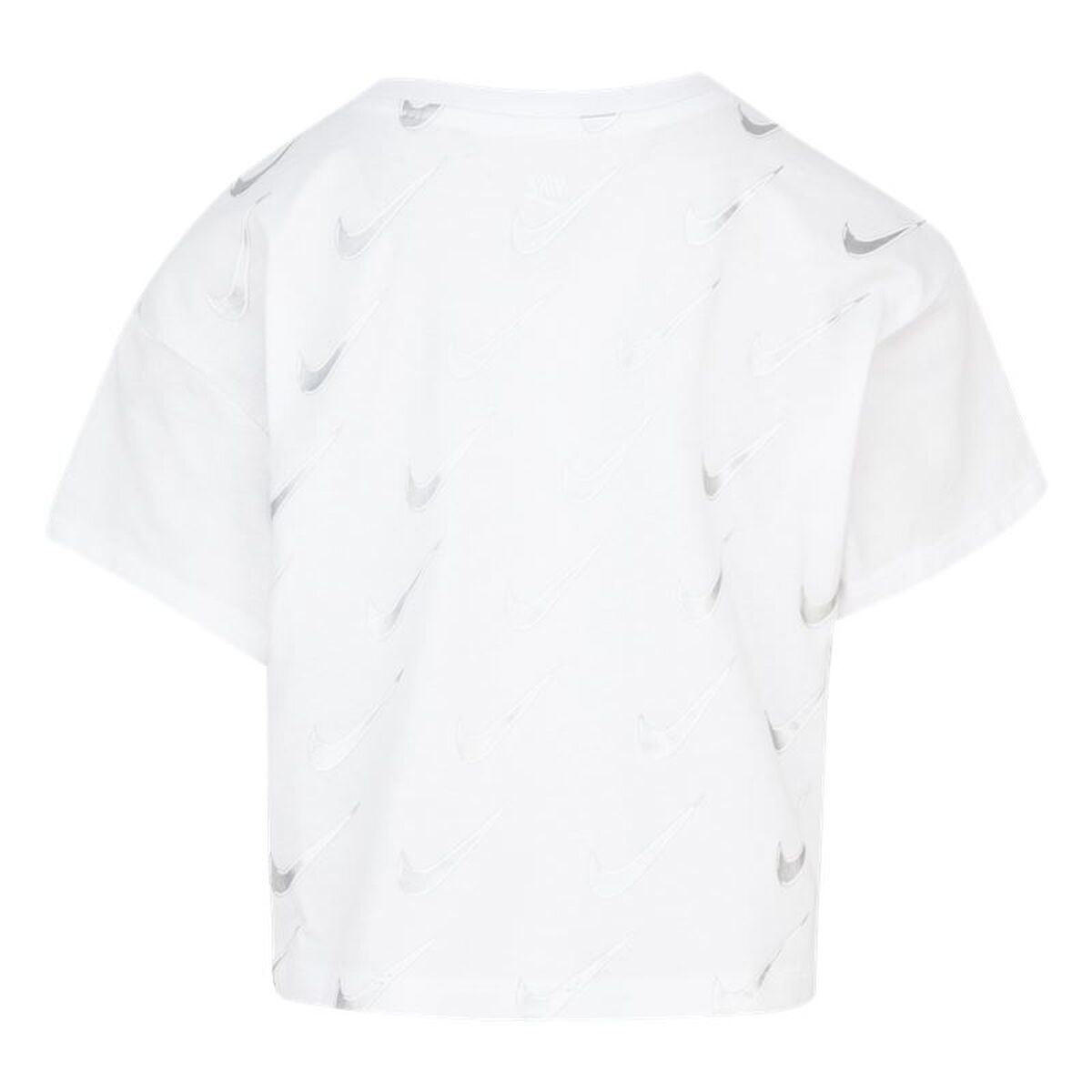 Tricou cu Mânecă Scurtă pentru Copii Nike 36I352-001 Alb