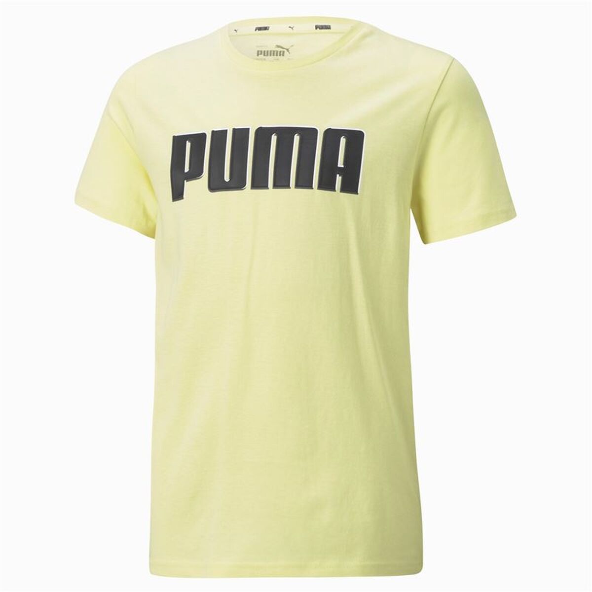 Tricou cu Mânecă Scurtă pentru Copii Puma 585887 40 Galben