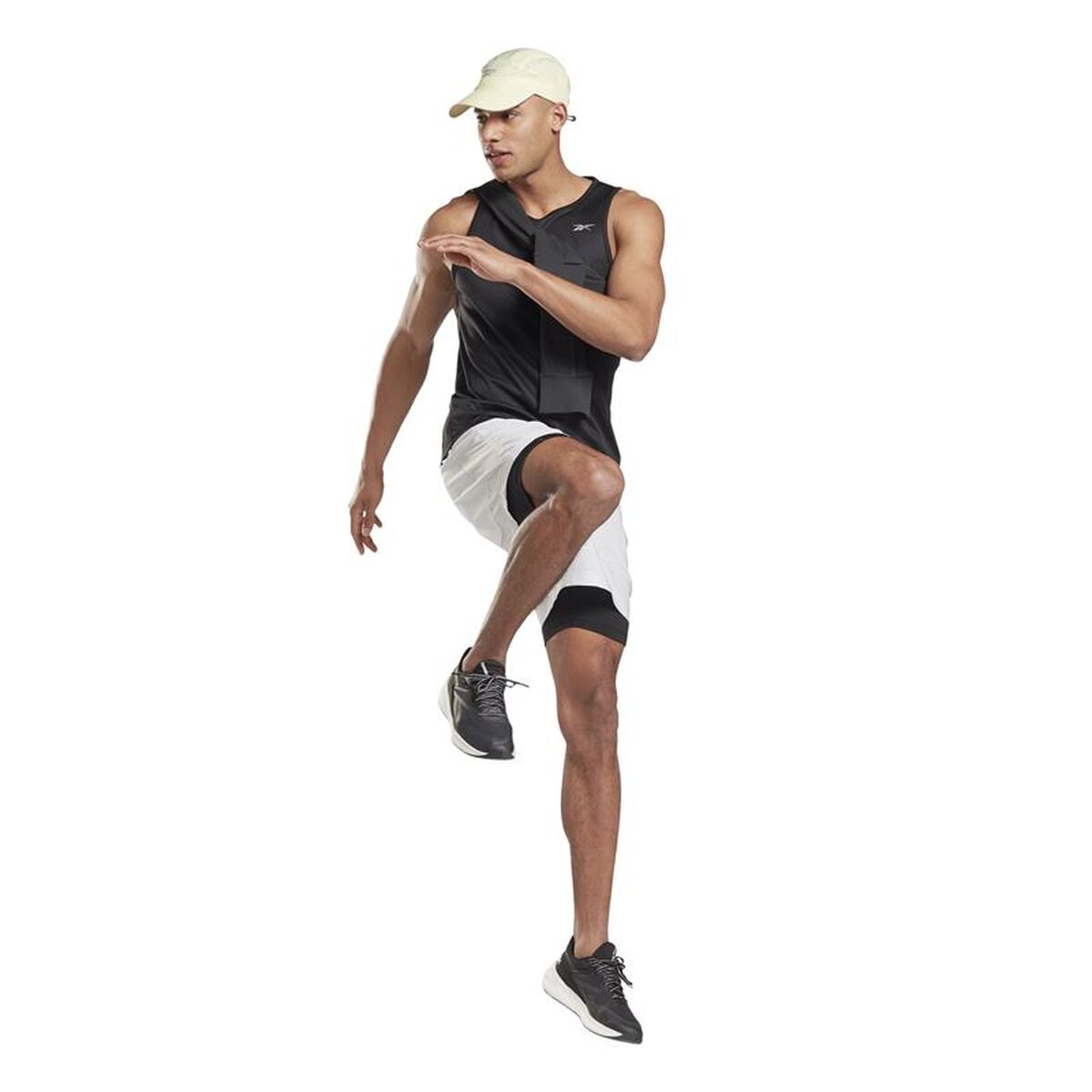 Tricou cu Mânecă Scurtă Bărbați Reebok FU1408 Negru