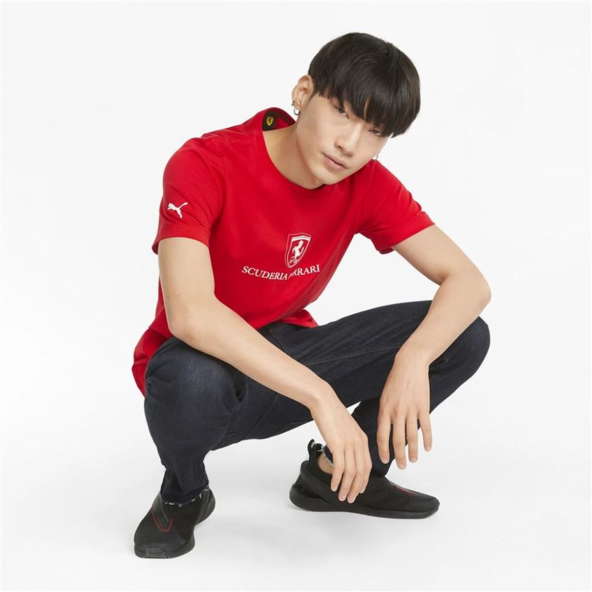 Tricou cu Mânecă Scurtă Bărbați Puma 533750 02 Roșu (L)