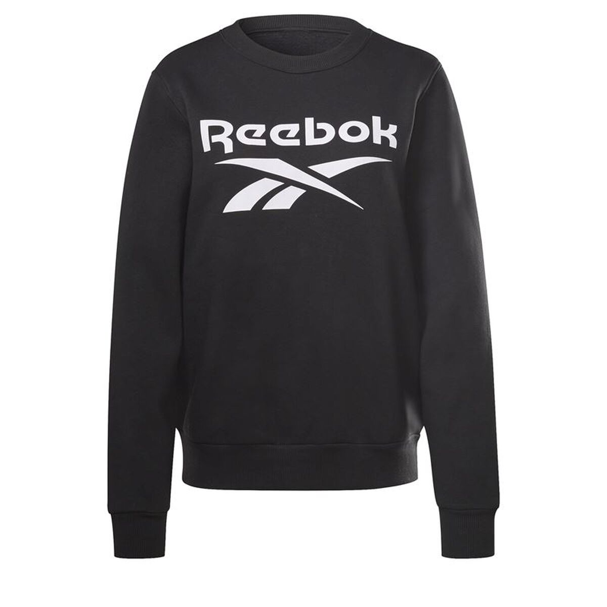 Hanorac fără Glugă Femei Reebok identity Logo Fleece W Negru