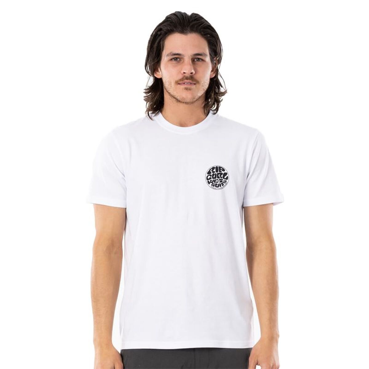 Tricou cu Mânecă Scurtă Bărbați Rip Curl CTEST9-1000 Alb (S)
