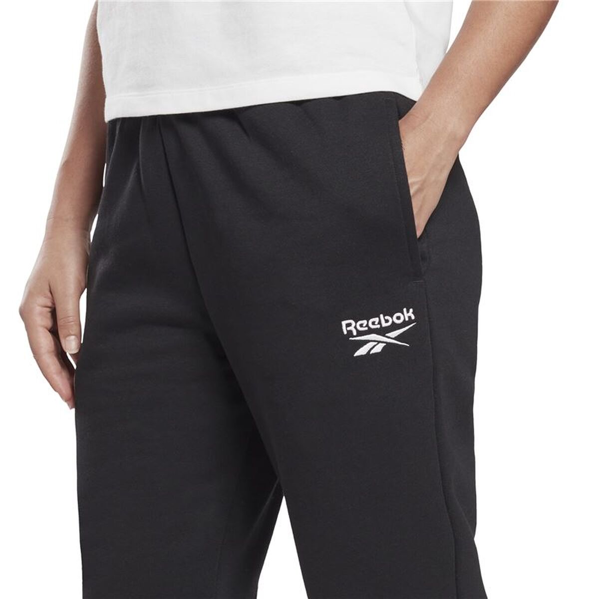Pantaloni lungi de sport Reebok Tape Pack W Negru Femeie