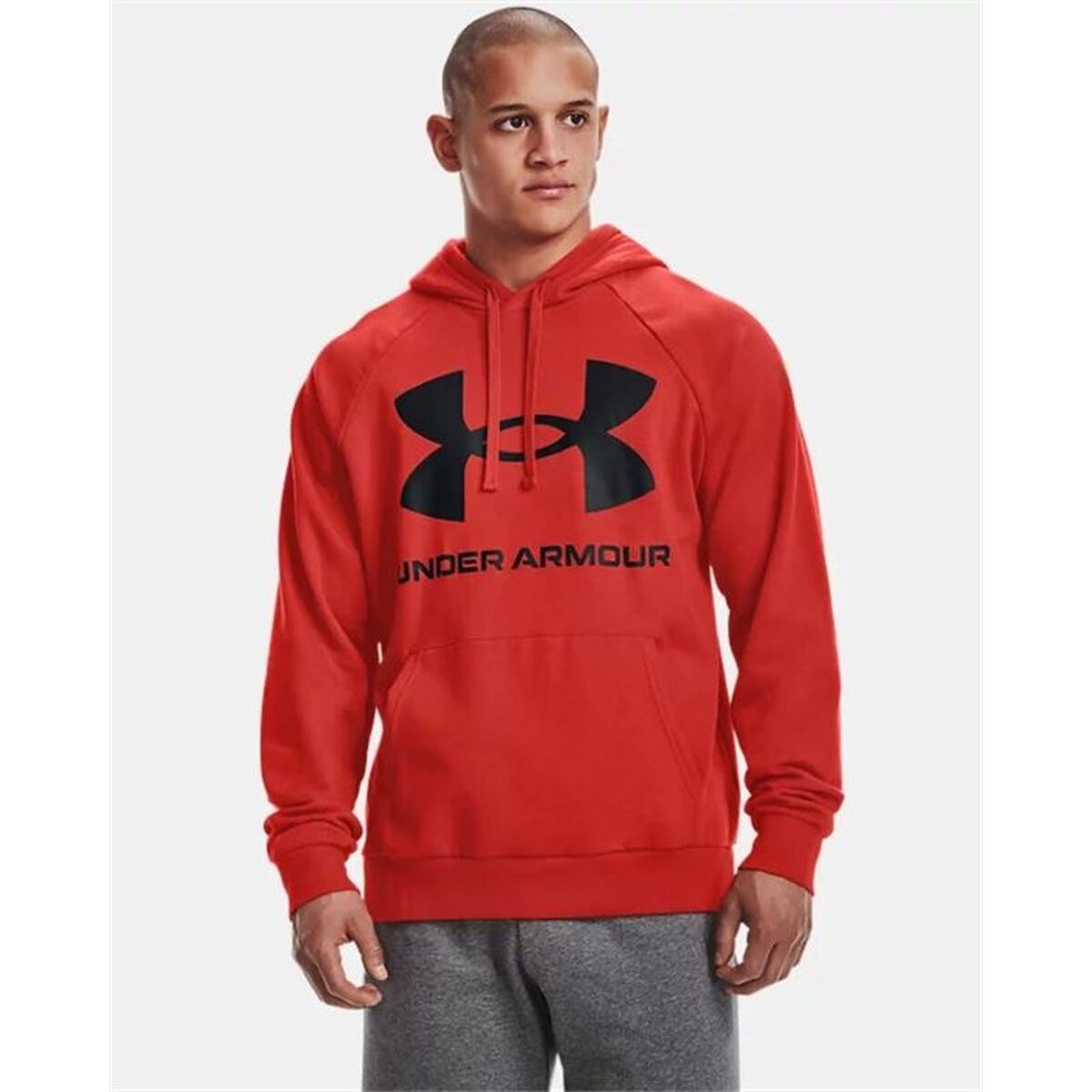 Hanorac cu Glugă Bărbați Under Armour Fleece Rival Roșu