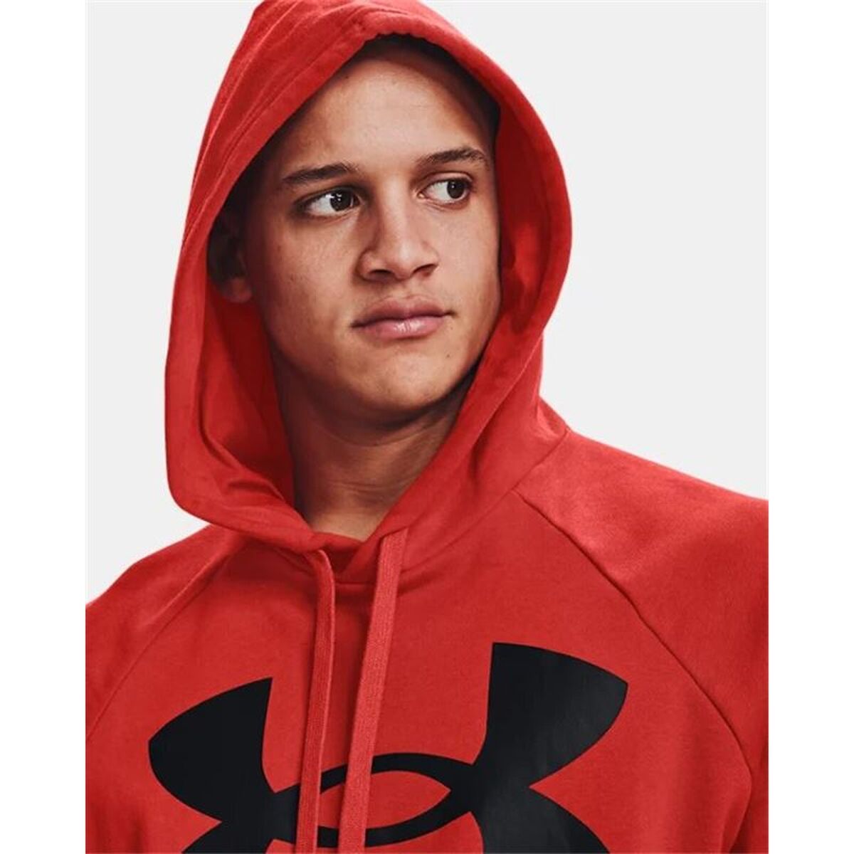 Hanorac cu Glugă Bărbați Under Armour Fleece Rival Roșu