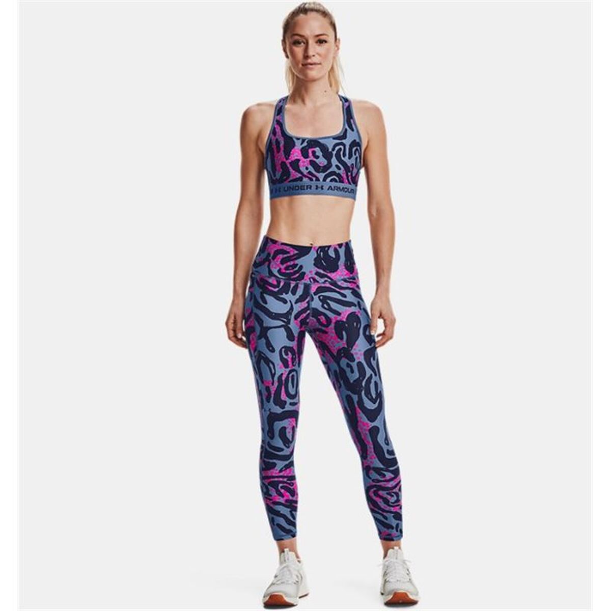 Colanți Sport de Damă Under Armour HeatGear Armour Violet