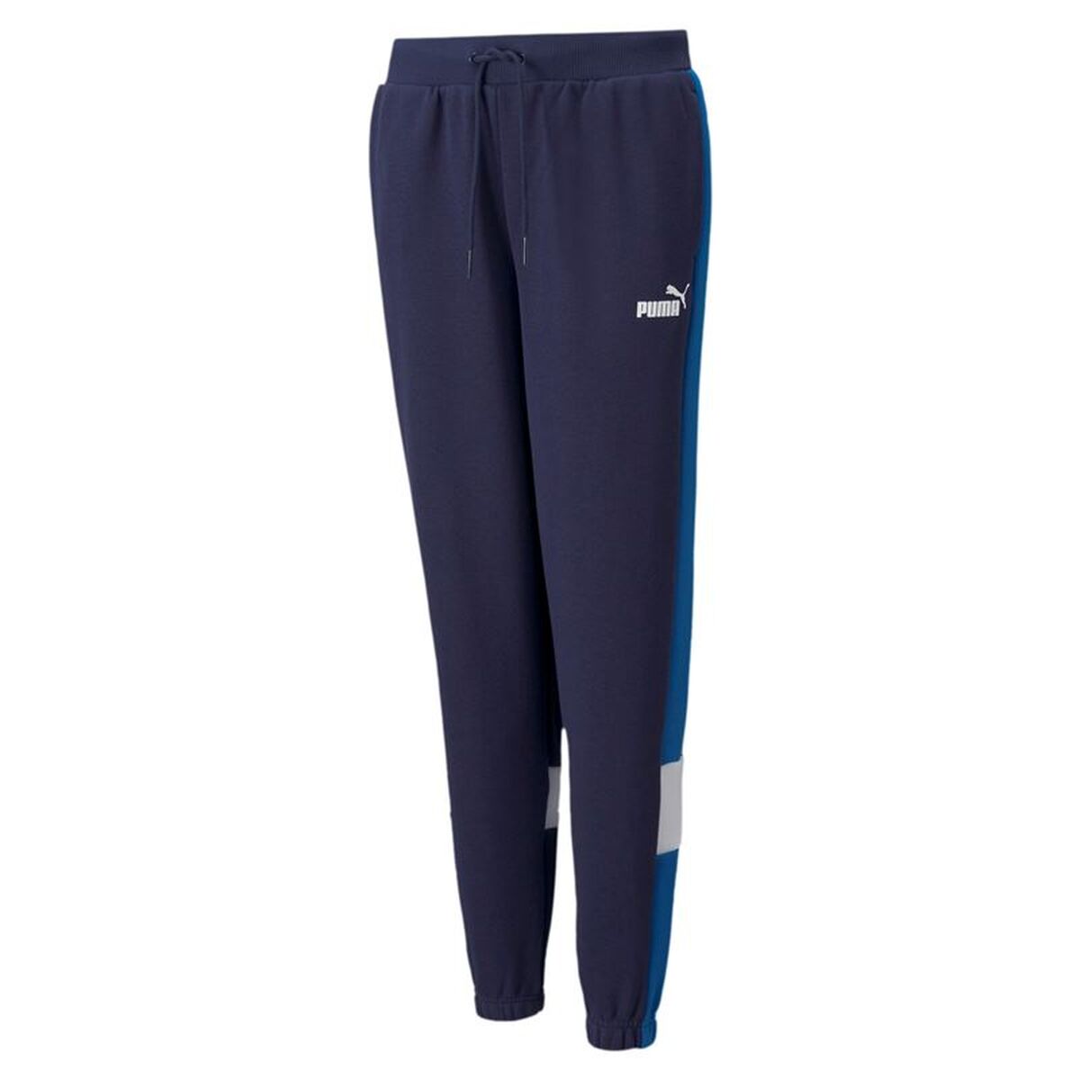 Pantaloni Sport pentru Copii Puma Essential+ Colorblock Albastru închis