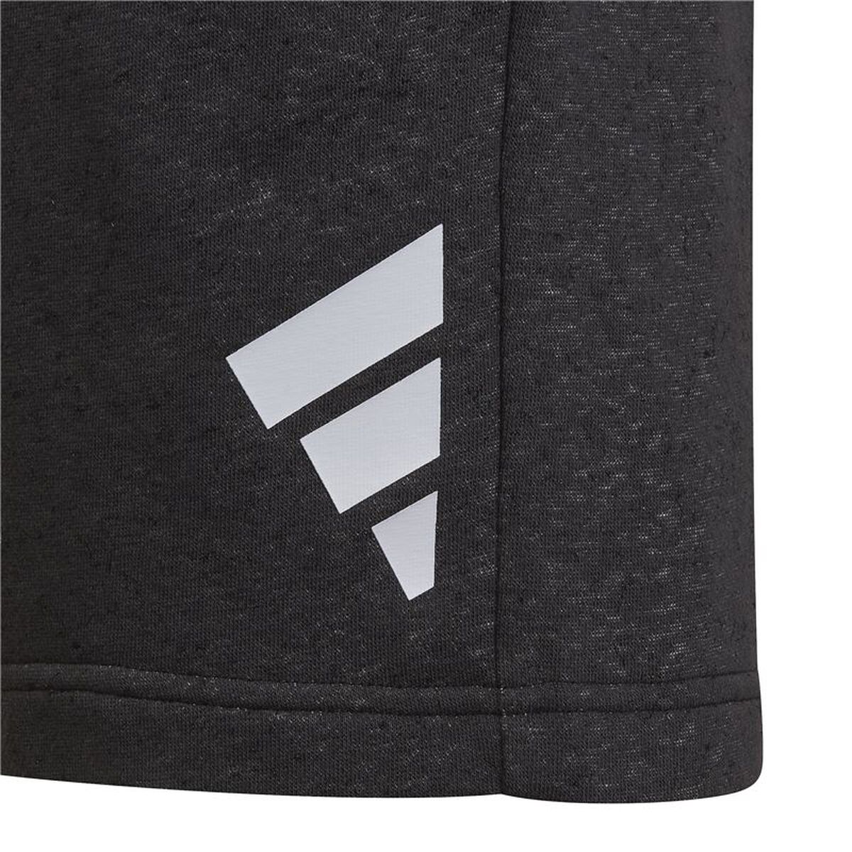 Pantaloni Scurți Sport pentru Copii Adidas Future Icons 3 Bandas Negru