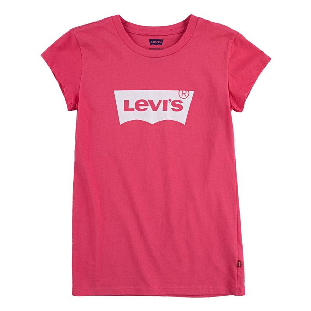Tricou cu Mânecă Scurtă pentru Copii Levi's Batwing Girl Pink