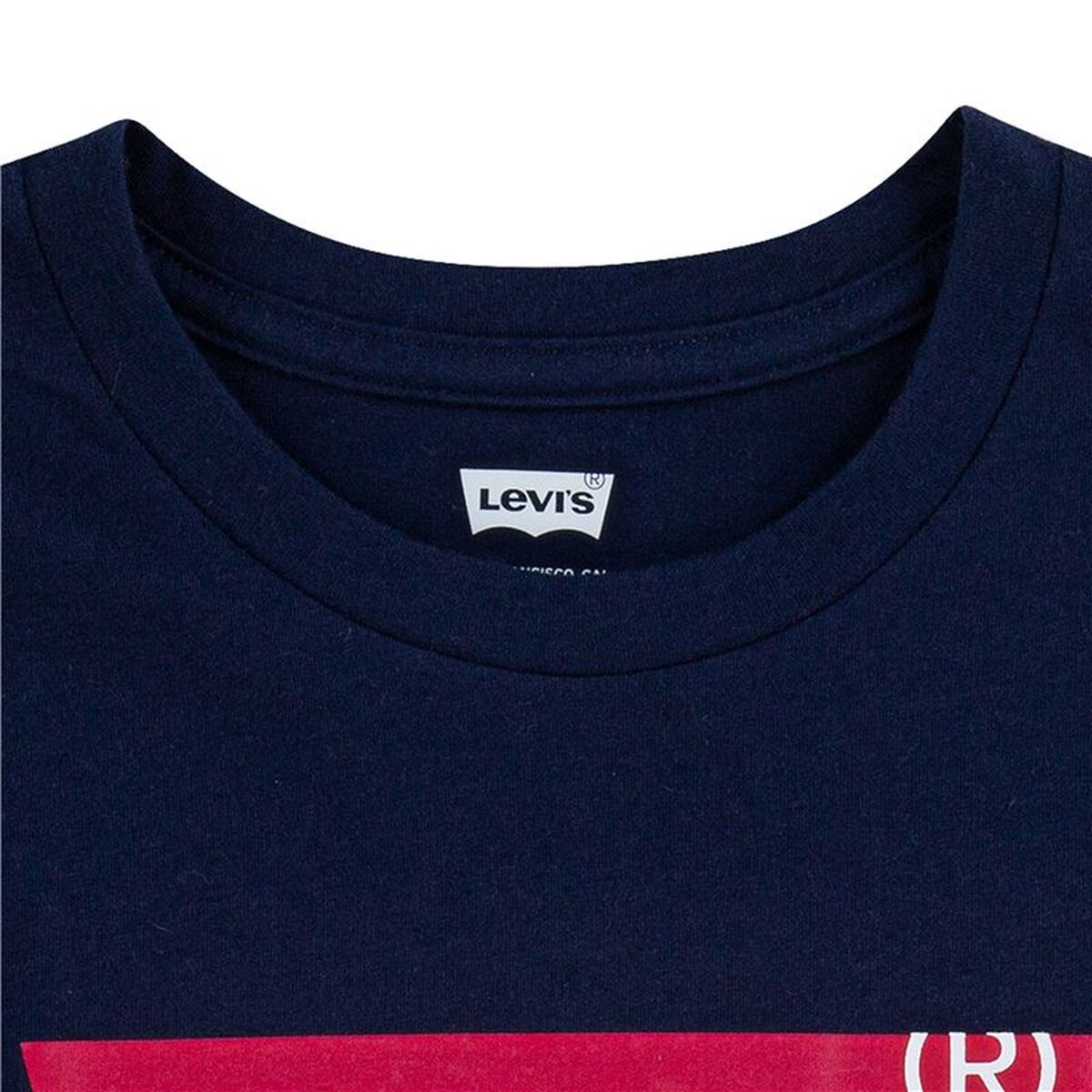 Tricou cu Mânecă Scurtă pentru Copii Levi's Batwing Girl Albastru închis