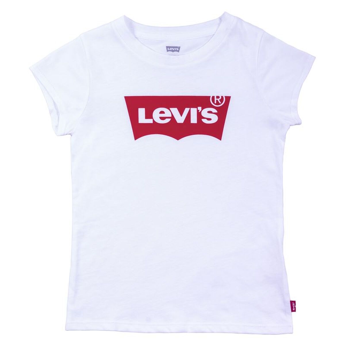 Tricou cu Mânecă Scurtă pentru Copii Levi's Batwing Boys Alb