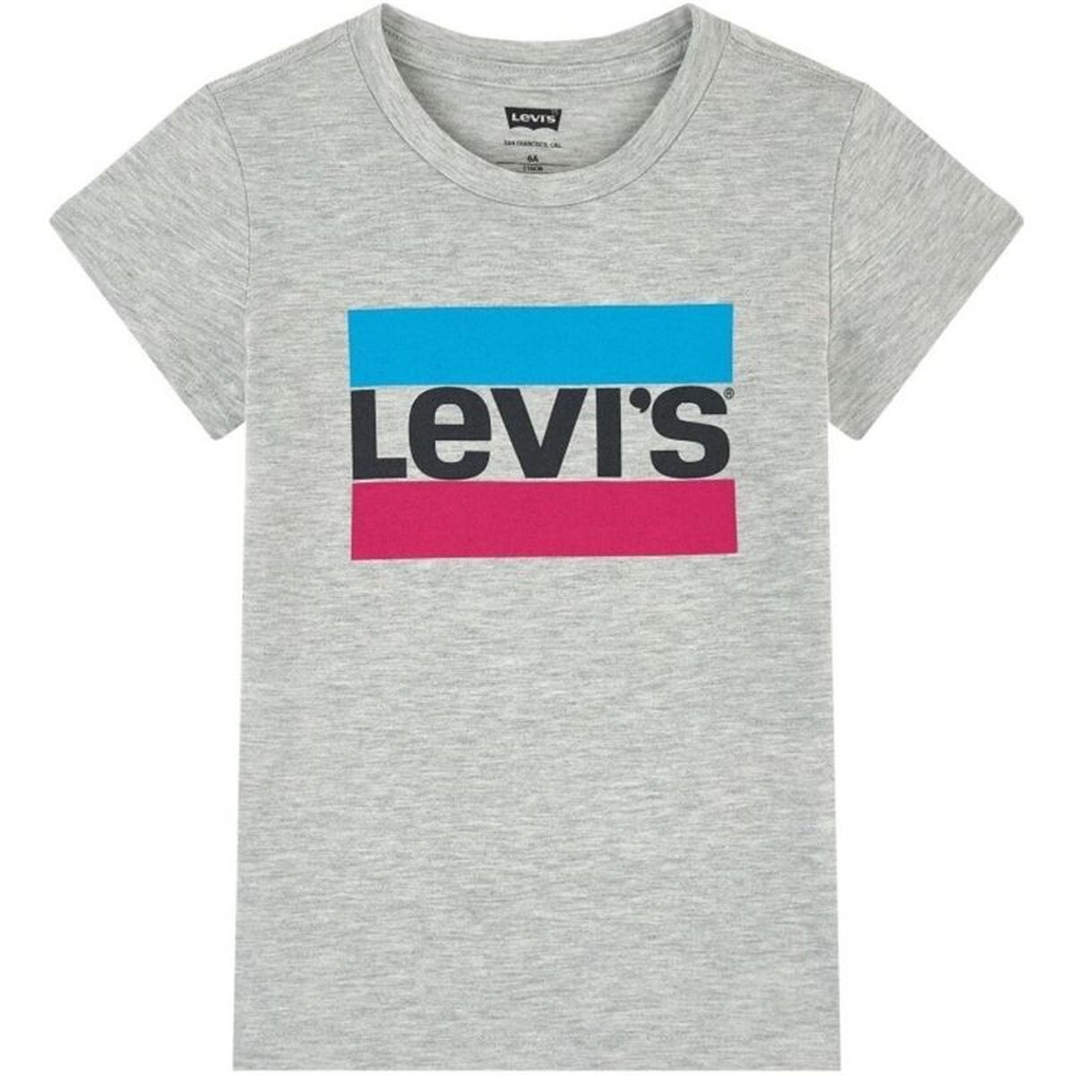 Tricou cu Mânecă Scurtă pentru Copii Levi's SPORTSWEAR LOGO TEE Gri