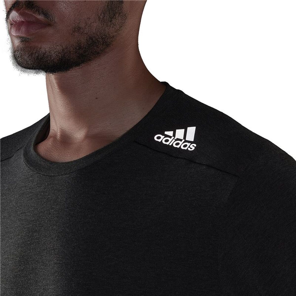 Tricou cu Mânecă Scurtă Bărbați Adidas M D4T Negru