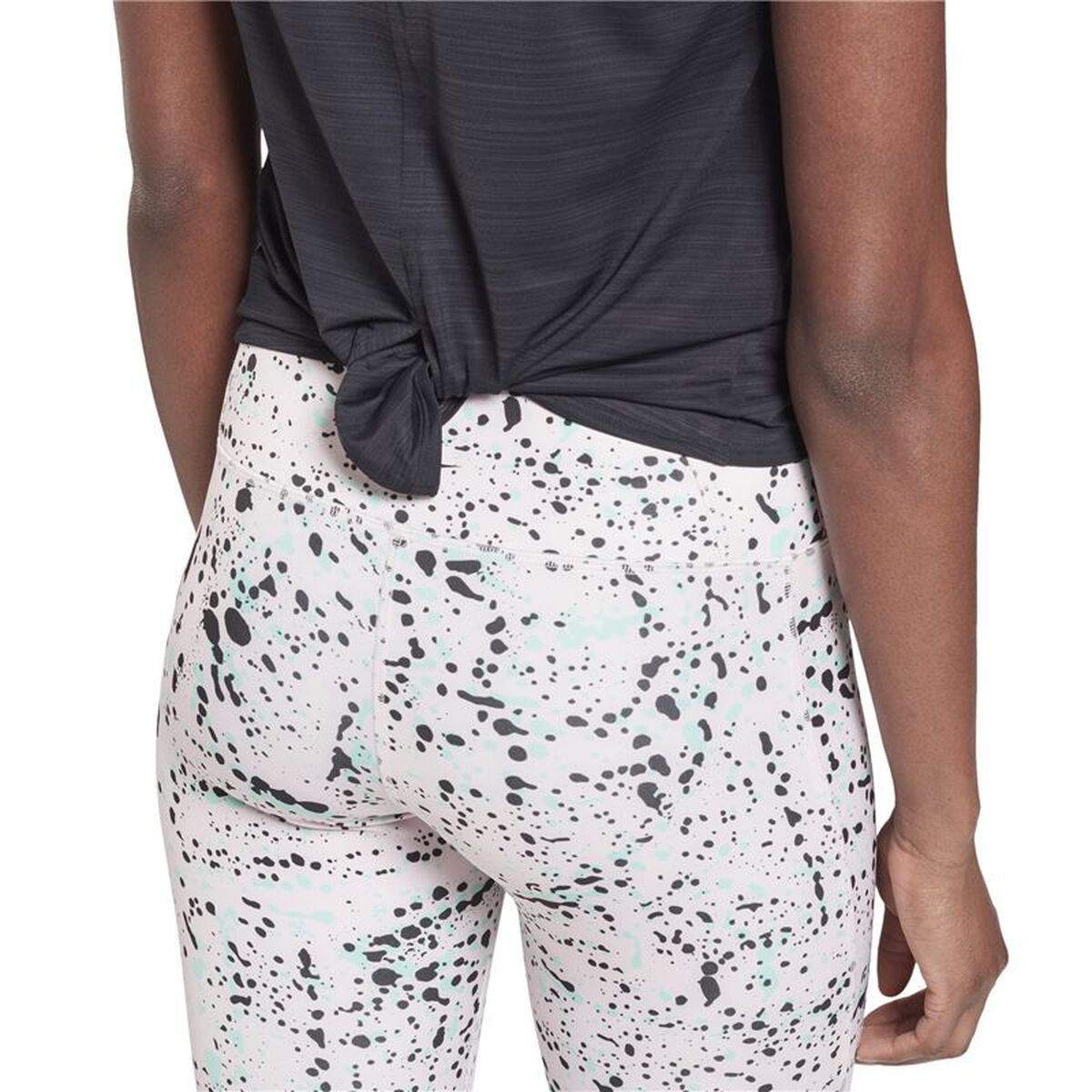 Tricou cu Mânecă Scurtă Femei Reebok Workout Ready Activchill Negru