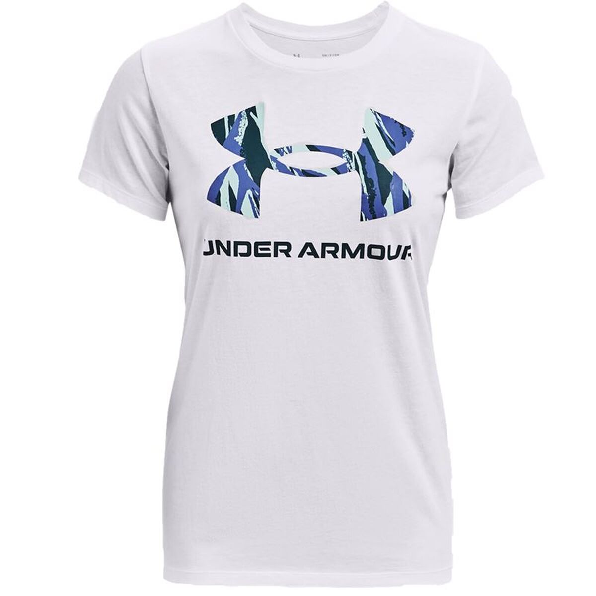 Tricou cu Mânecă Scurtă Bărbați Under Armour Alb