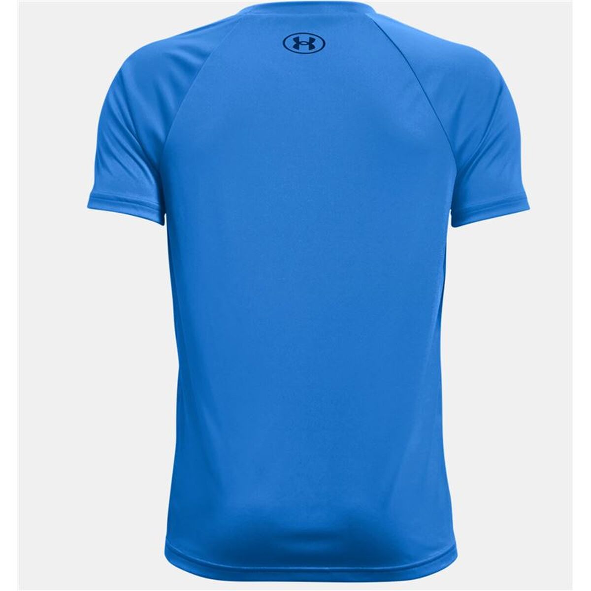 Tricou cu Mânecă Scurtă pentru Copii Under Armour Tech Hybrid Albastru