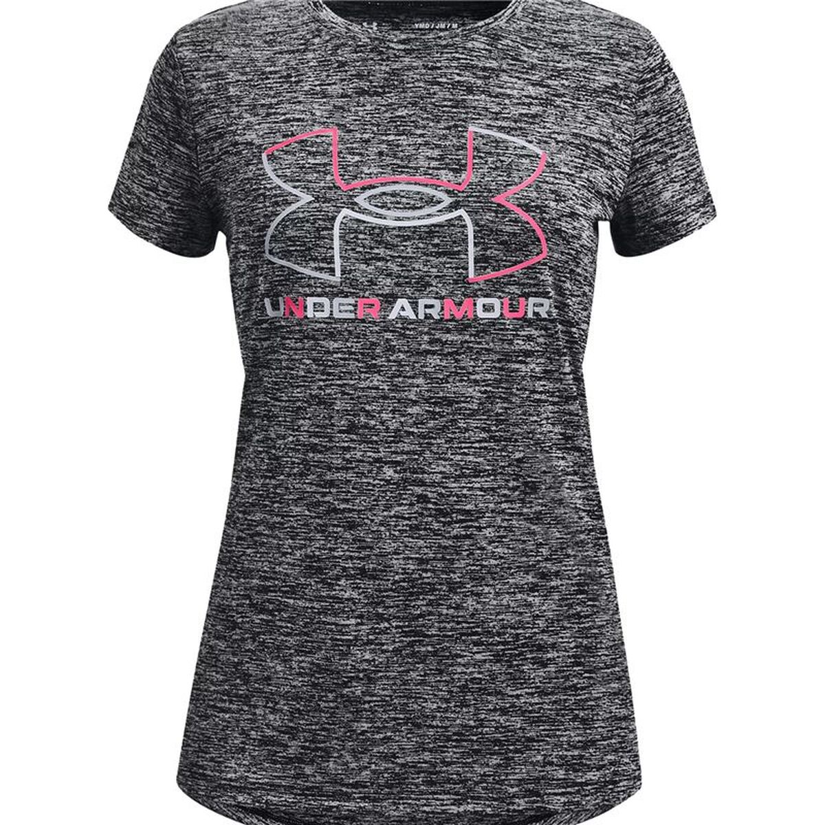 Tricou cu Mânecă Scurtă pentru Copii Under Armour Tech BL Twist SS Gri închis