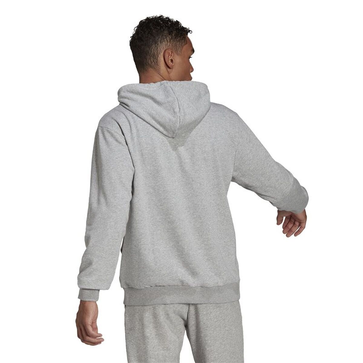 Hanorac cu Glugă Bărbați Adidas Essentials Feelcomfy M Gri deschis
