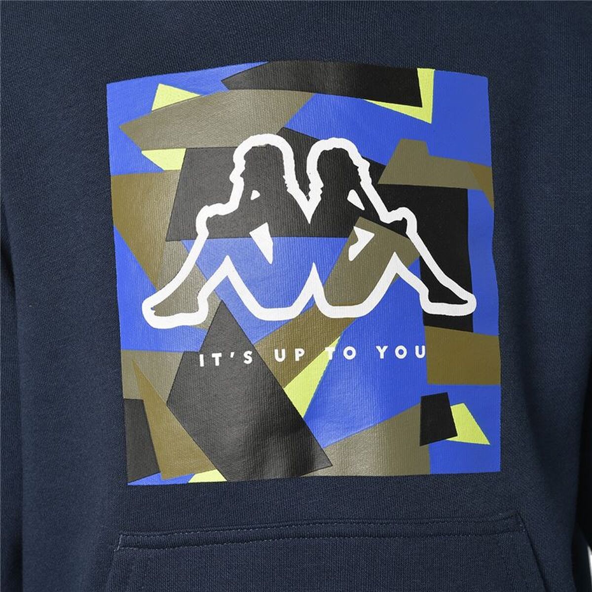 Hanorac cu glugă pentru fete Kappa Kappa Clot Albastru închis