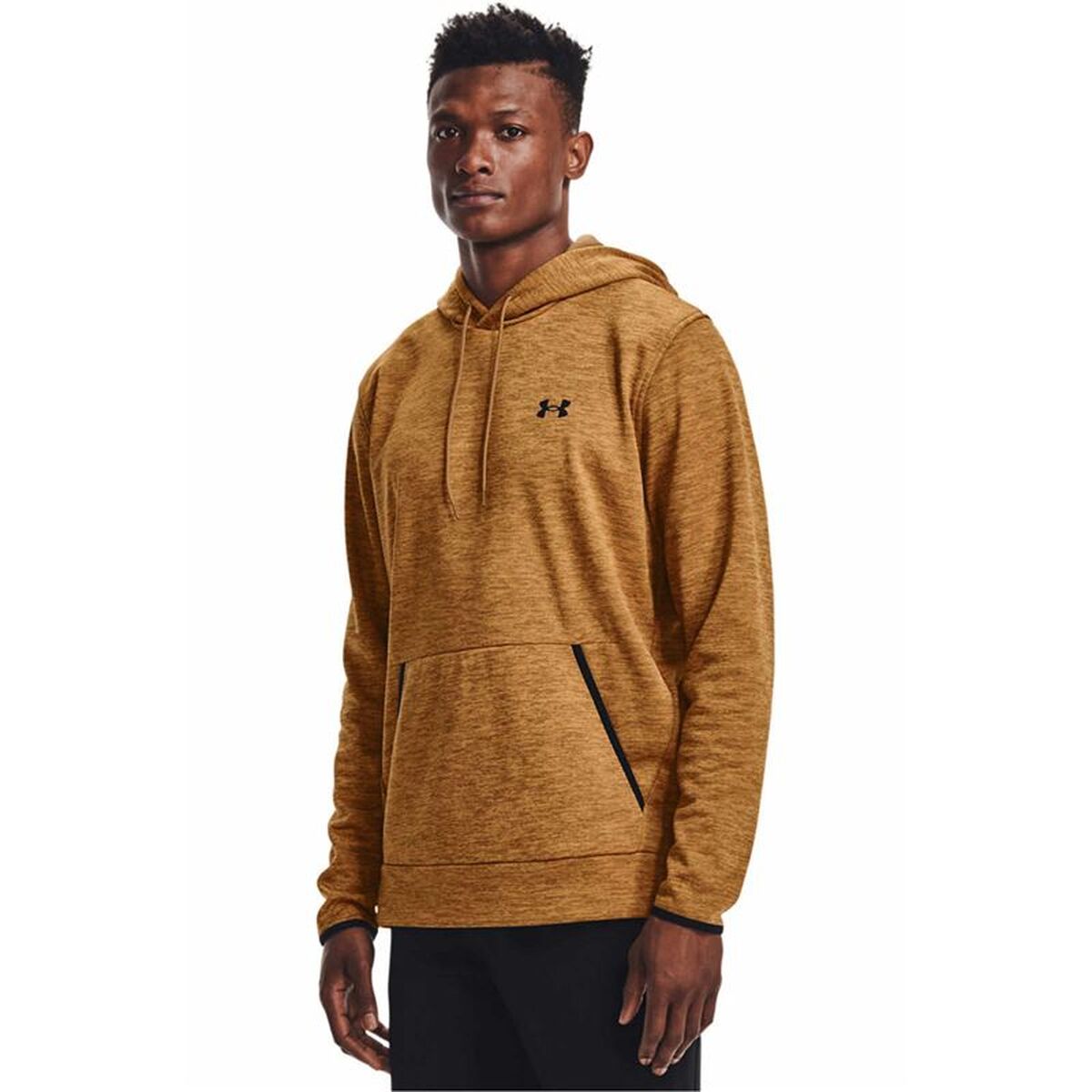 Hanorac cu Glugă Bărbați Under Armour Fleece Twist Maro