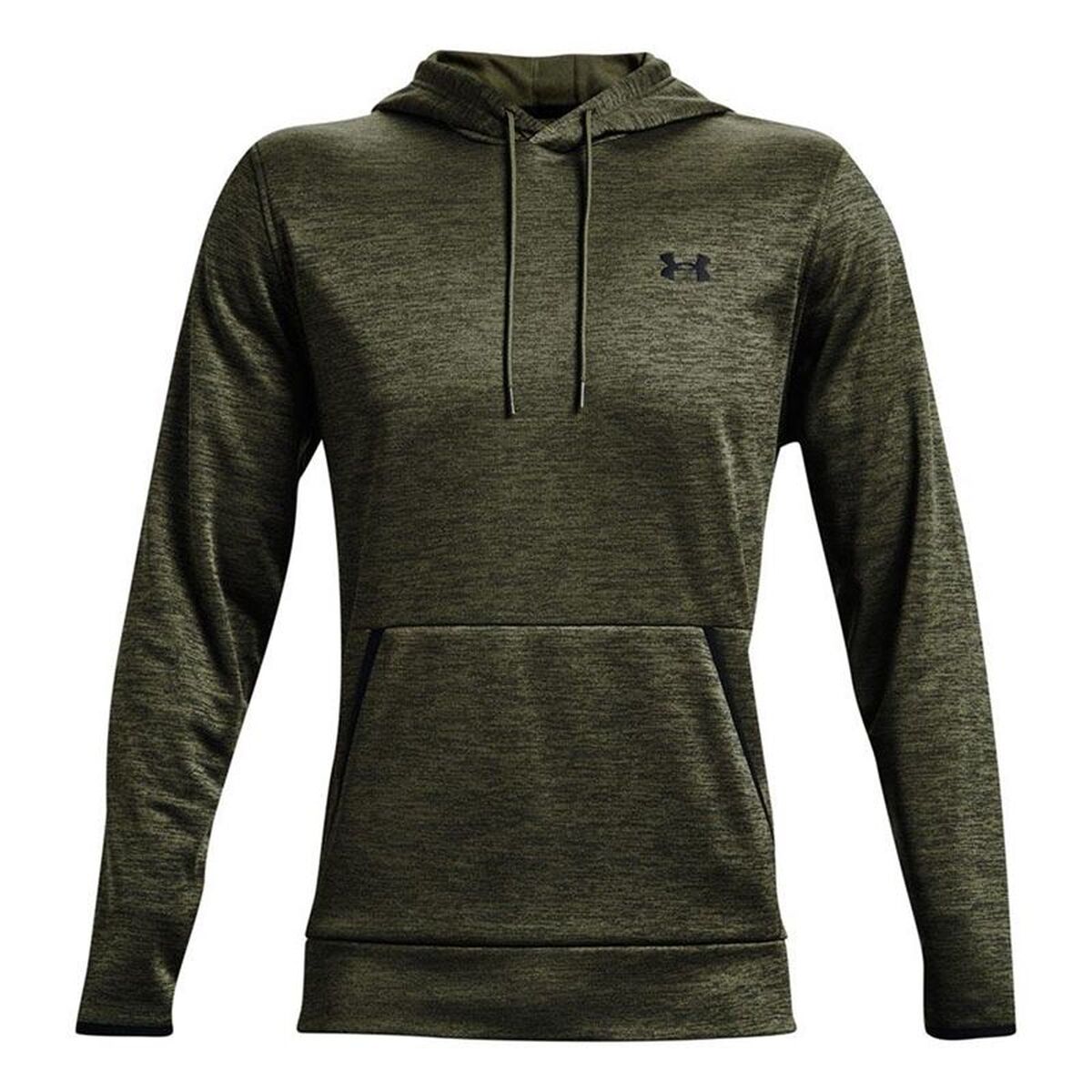 Hanorac cu Glugă Bărbați Under Armour Fleece Twist Verde inchis