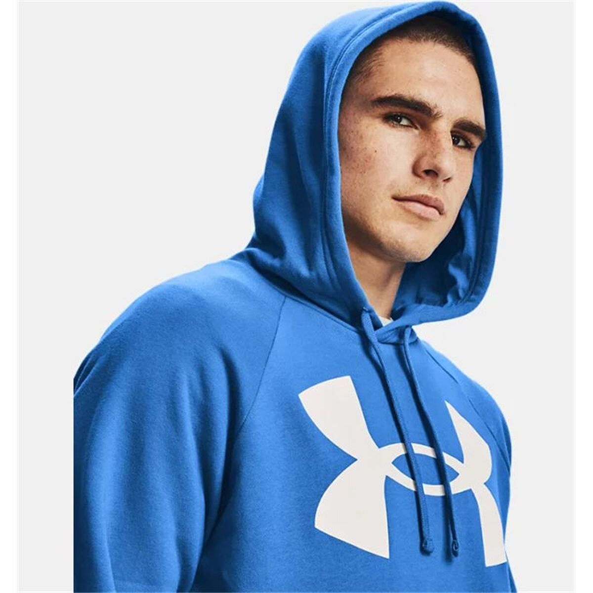 Hanorac cu Glugă Bărbați Under Armour Rival Albastru