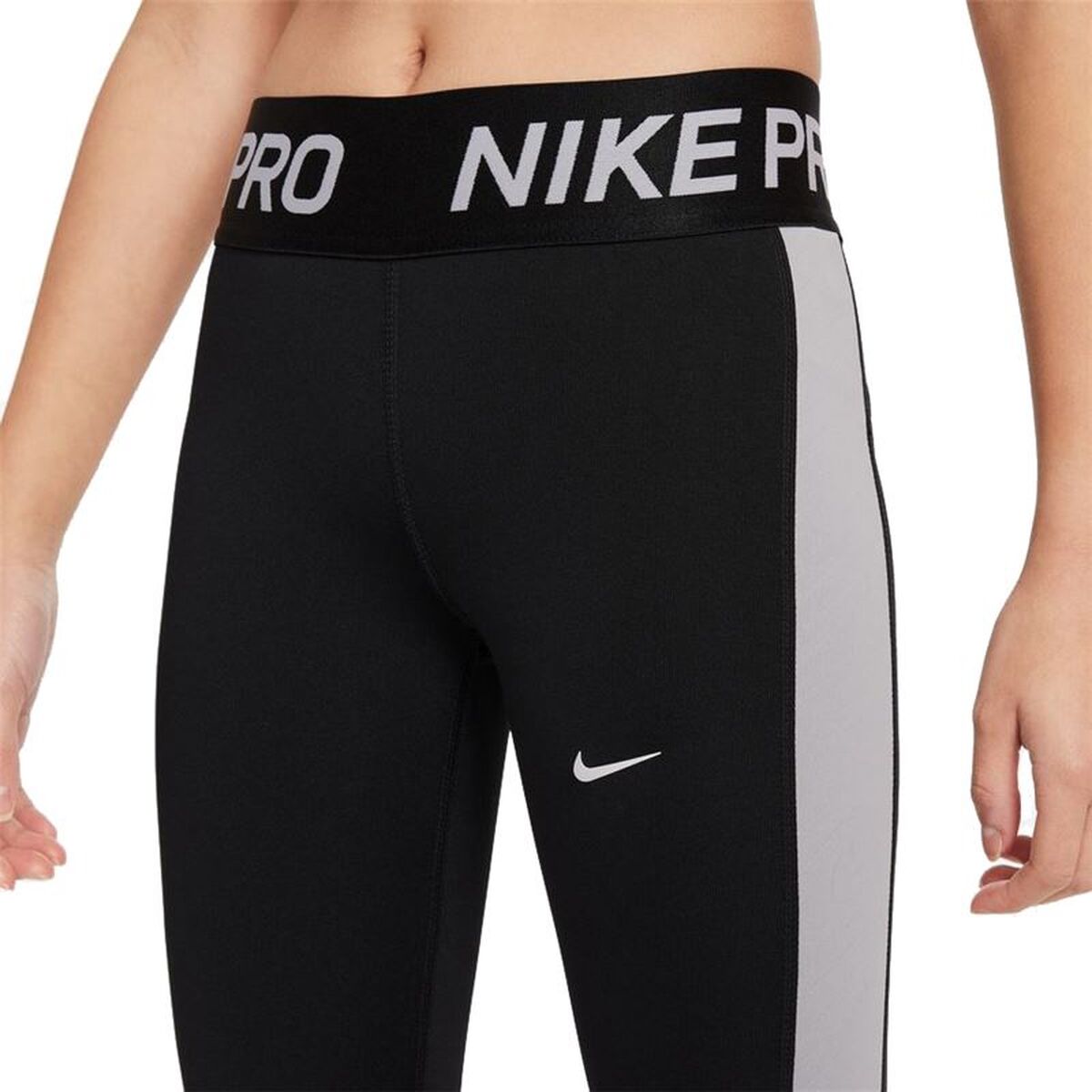 Colanți Sport pentru Copii Nike Dri-FIT Pro Warm Negru