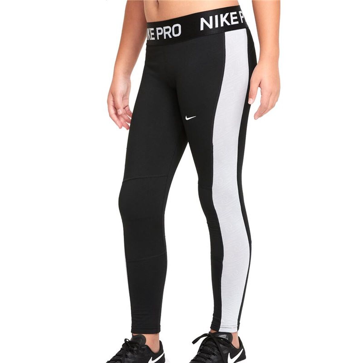 Colanți Sport pentru Copii Nike Dri-FIT Pro Warm Negru